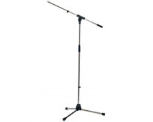 With Single section Boom: Cast base: Black/Silver